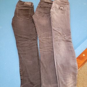 American Eagle Outfitters Black and Gray Men Jeans